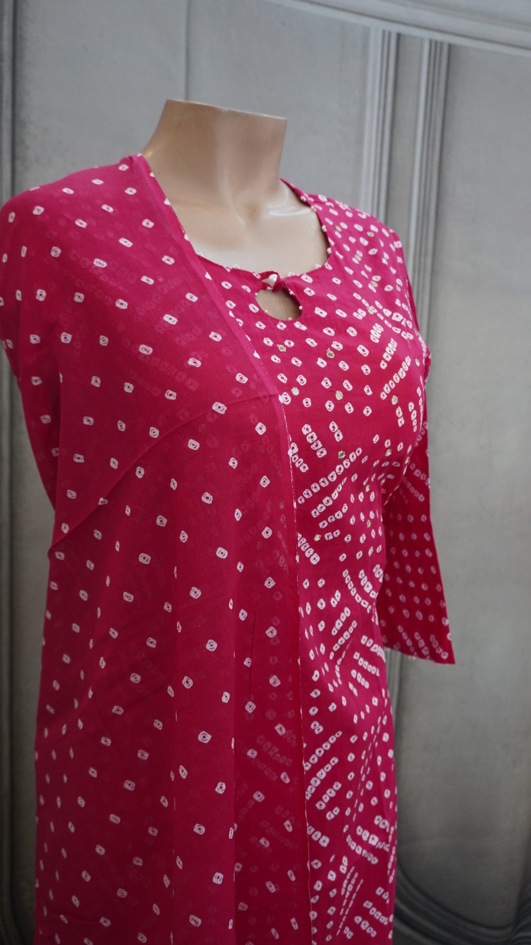 Bandhini cotton full set