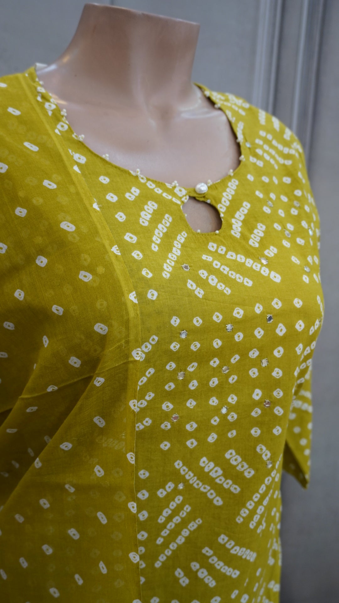 Bandhini cotton full set