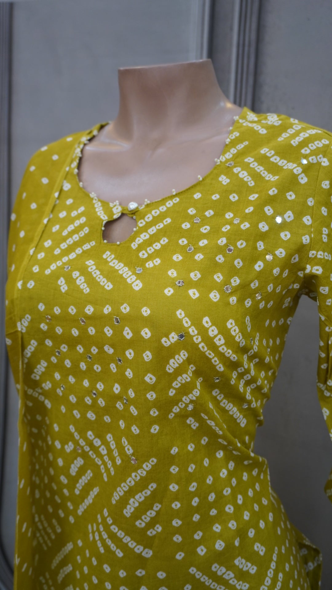 Bandhini cotton full set