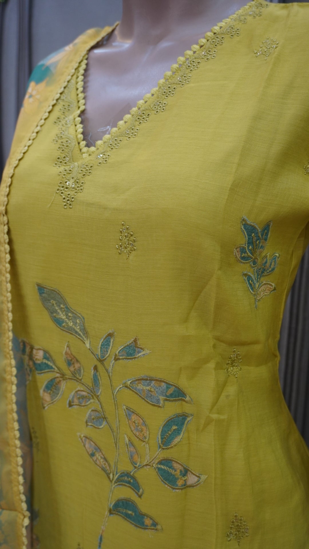 Yellow kurti set
