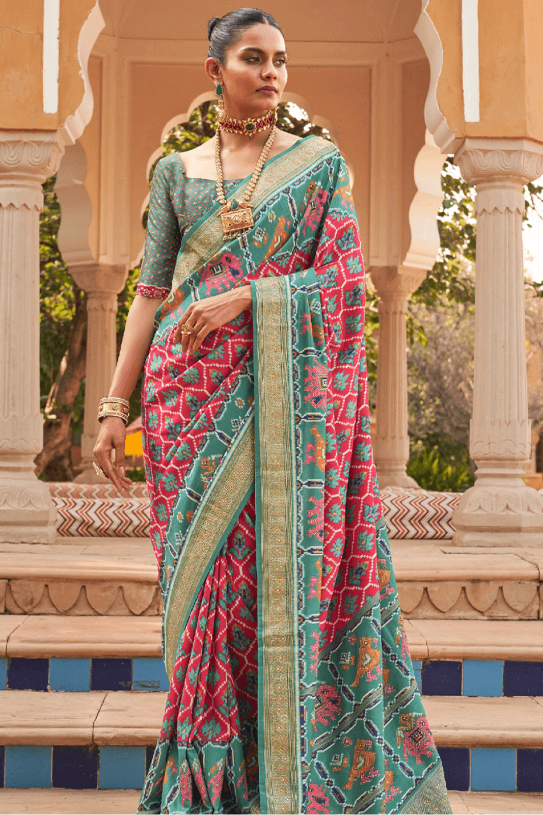 Traditional Ikat Saree